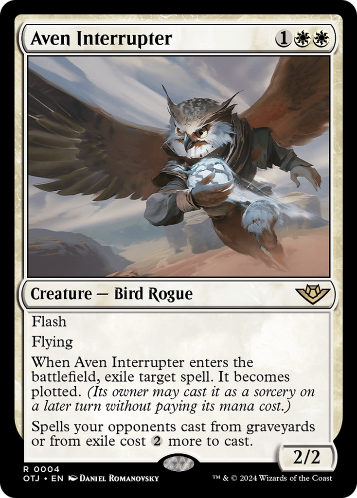 Magic: The Gathering - Aven Interrupter - Outlaws of Thunder Junction
