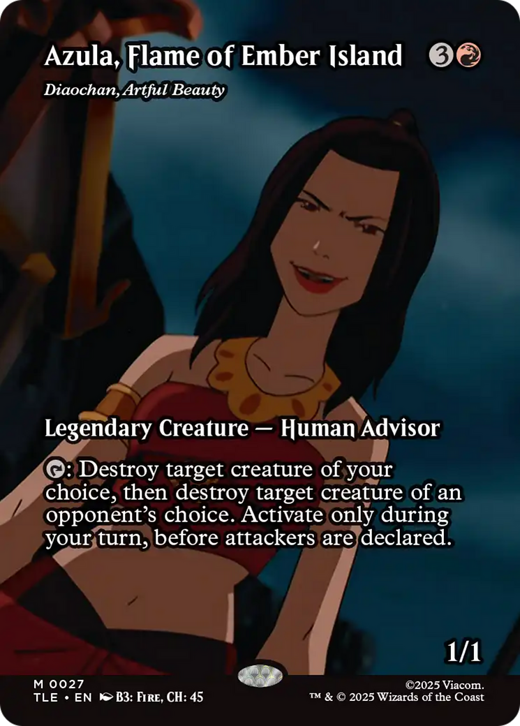 Magic: The Gathering - Diaochan, Artful Beauty Foil - Avatar: The Last Airbender Eternal