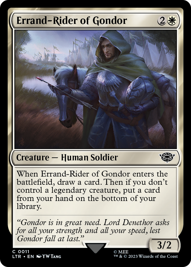 Magic: The Gathering - Errand-Rider of Gondor - The Lord of the Rings: Tales of Middle-earth