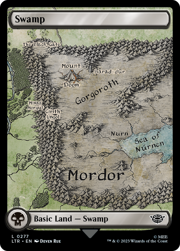 Magic: The Gathering - Swamp - The Lord of the Rings: Tales of Middle-earth