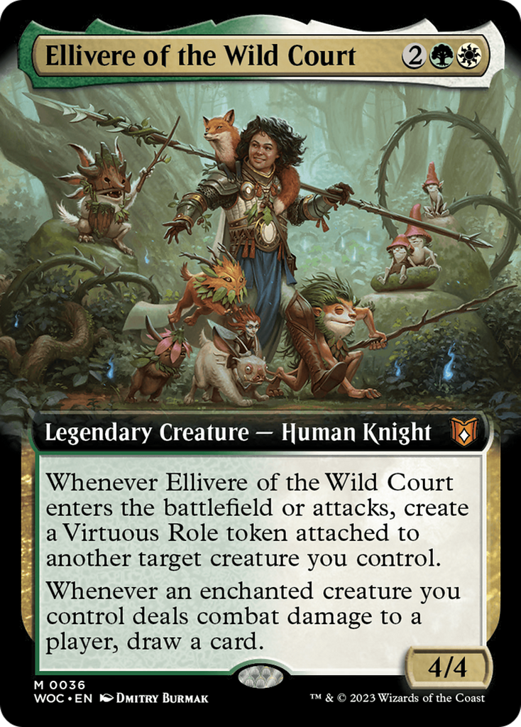 Magic: The Gathering - Ellivere of the Wild Court - Wilds of Eldraine Commander