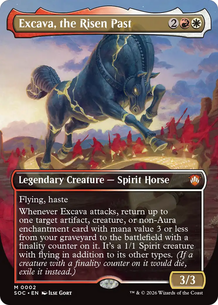 Magic: The Gathering - Excava, the Risen Past Foil - Secrets of Strixhaven Commander