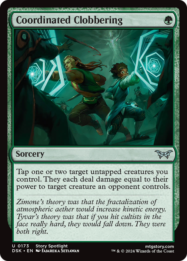Magic: The Gathering - Coordinated Clobbering Foil - Duskmourn: House of Horror