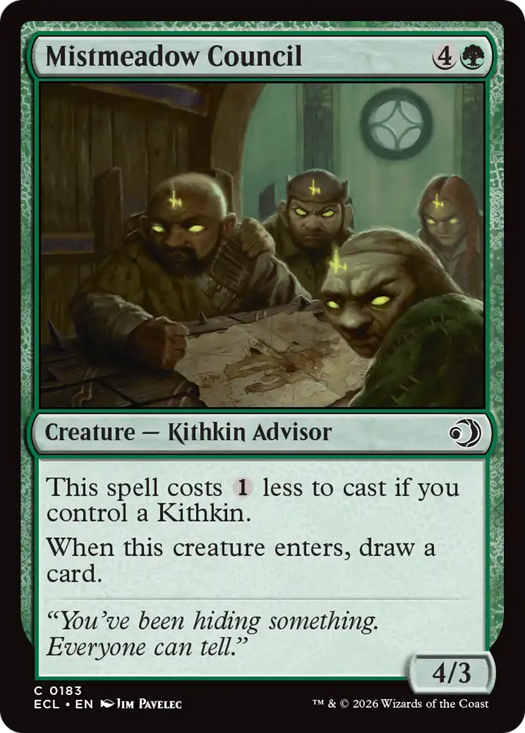 Magic: The Gathering - Mistmeadow Council Foil - Lorwyn Eclipsed