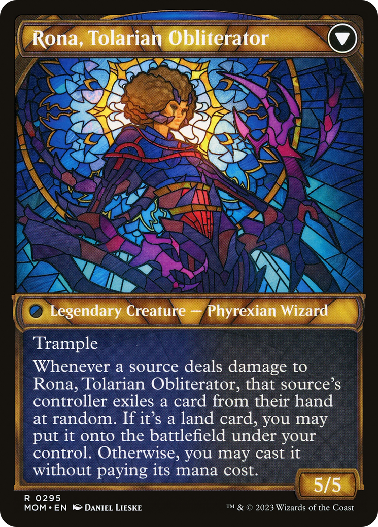 Magic: The Gathering - Rona, Herald of Invasion // Rona, Tolarian Obliterator Foil - March of the Machine