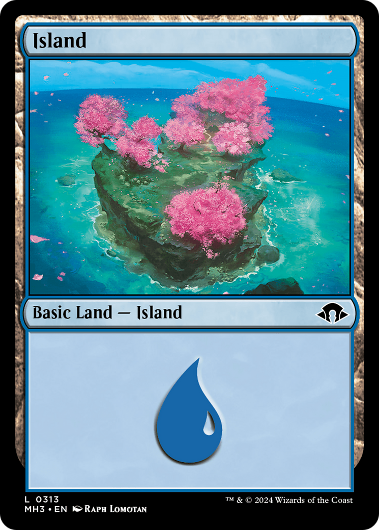 Magic: The Gathering - Island #313 Foil - Modern Horizons 3