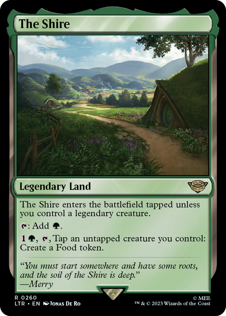 Magic: The Gathering - The Shire Foil - The Lord of the Rings: Tales of Middle-earth