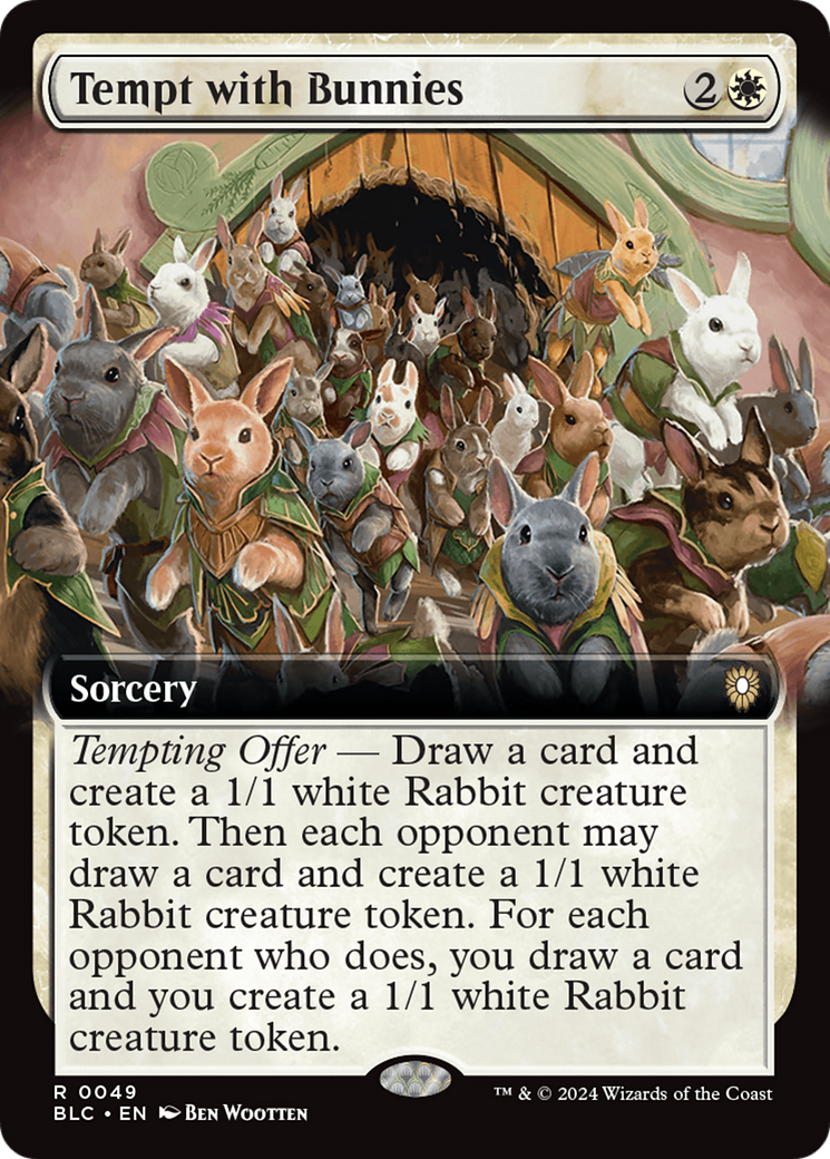 Magic: The Gathering - Tempt with Bunnies - Bloomburrow Commander