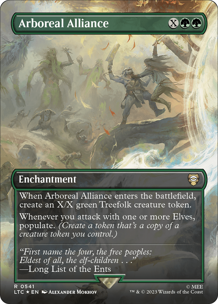 Magic: The Gathering - Arboreal Alliance Foil - Tales of Middle-earth Commander
