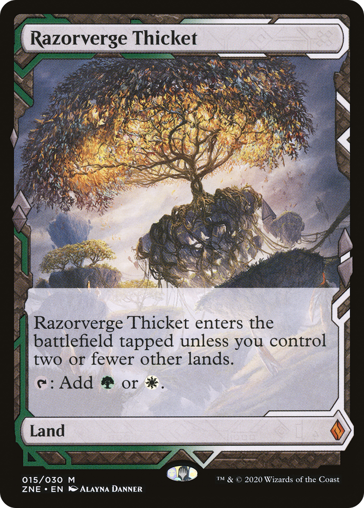 Magic: The Gathering - Razorverge Thicket Foil - Zendikar Rising Expeditions