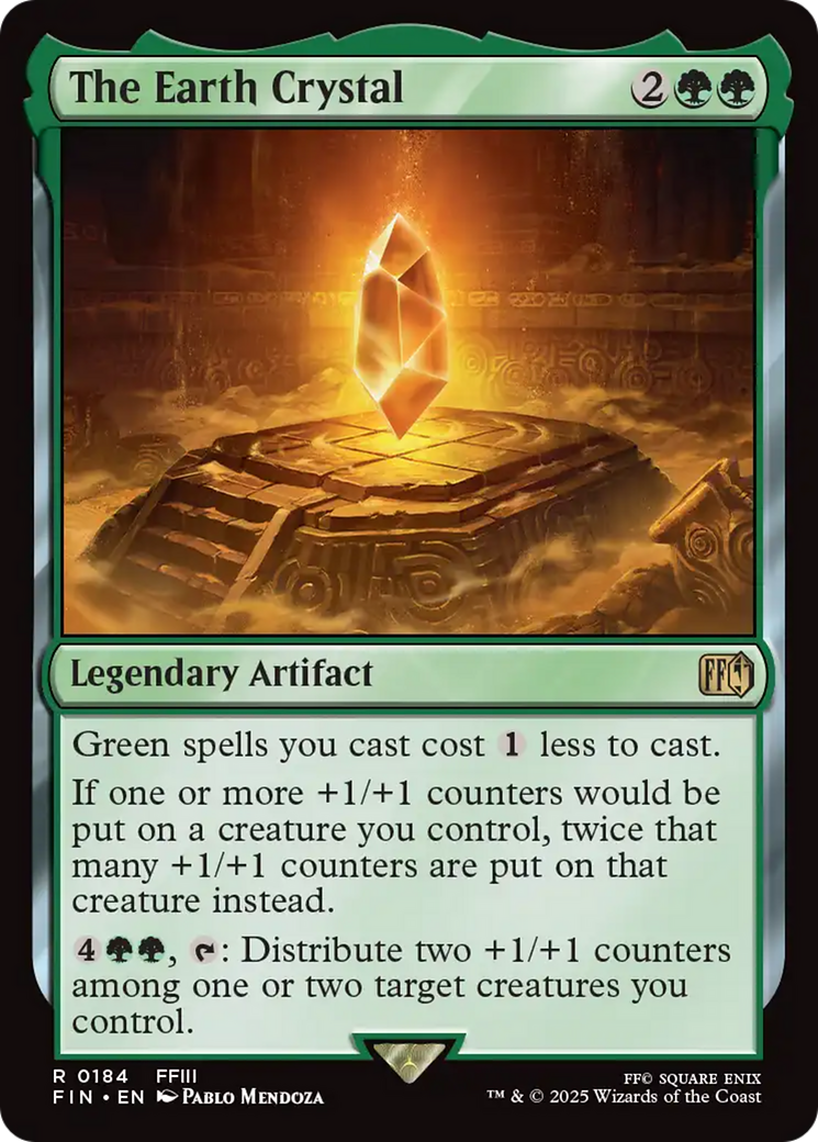 Magic: The Gathering - The Earth Crystal Foil - Final Fantasy