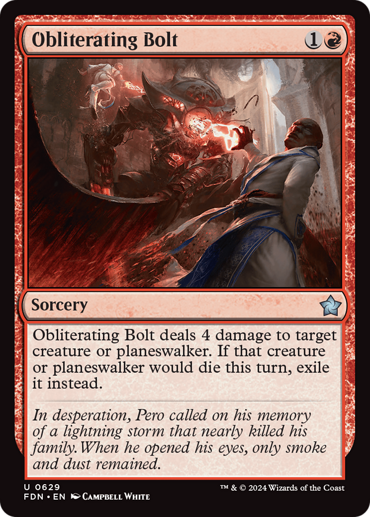 Magic: The Gathering - Obliterating Bolt - Foundations