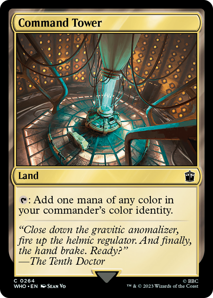 Magic: The Gathering - Command Tower Foil - Doctor Who