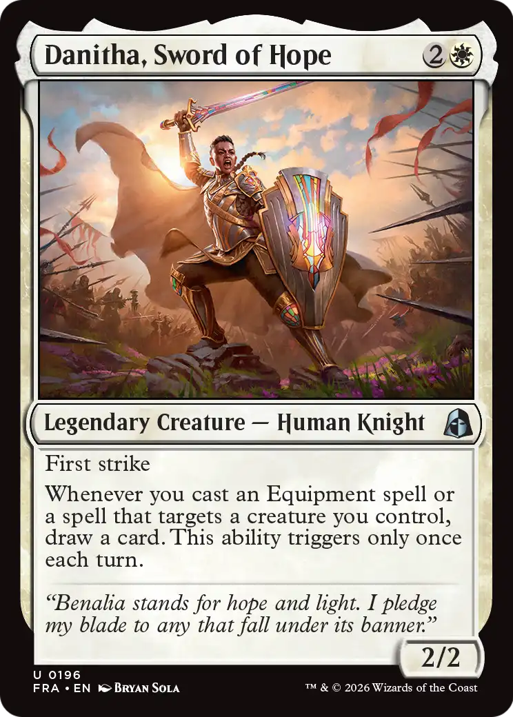 Magic: The Gathering - Danitha, Sword of Hope - Reality Fracture