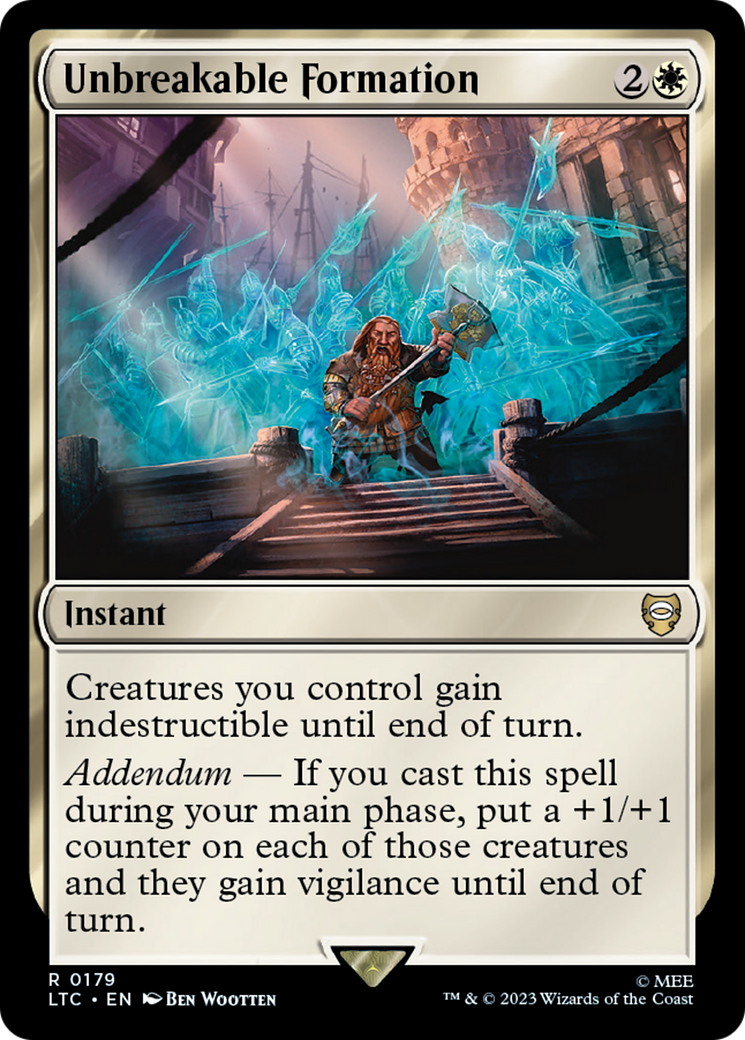 Magic: The Gathering - Unbreakable Formation - Tales of Middle-earth Commander