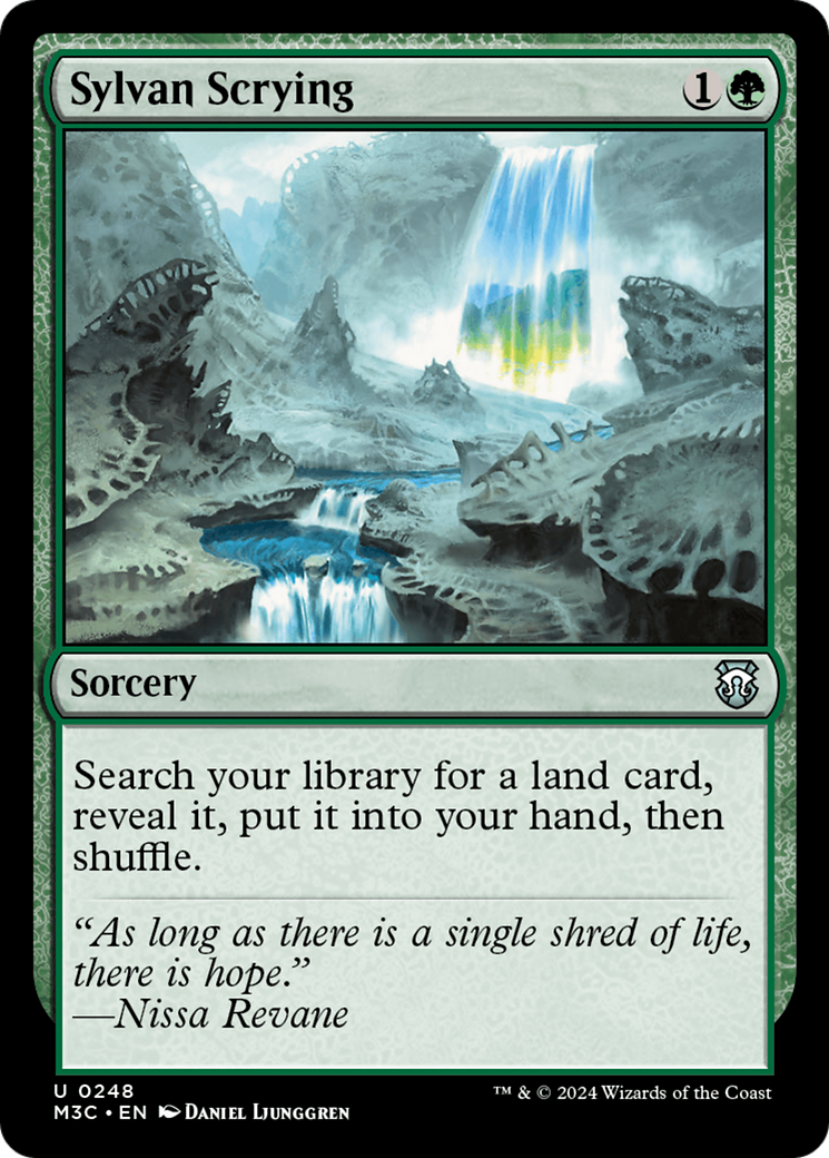 Magic: The Gathering - Sylvan Scrying - Modern Horizons 3 Commander