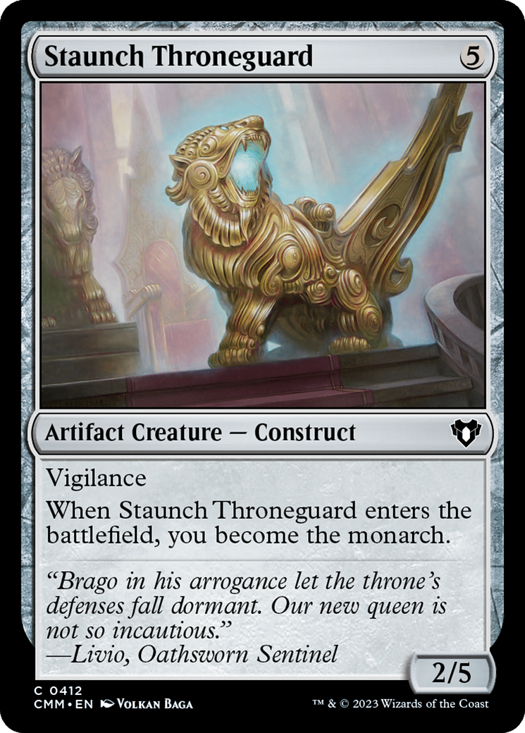 Magic: The Gathering - Staunch Throneguard - Commander Masters