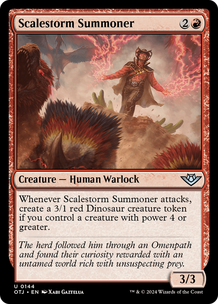 Magic: The Gathering - Scalestorm Summoner Foil - Outlaws of Thunder Junction