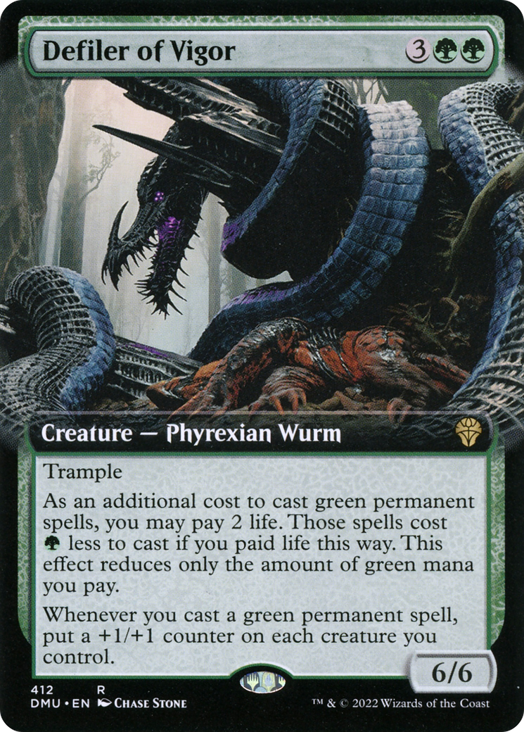 Magic: The Gathering - Defiler of Vigor Foil - Dominaria United