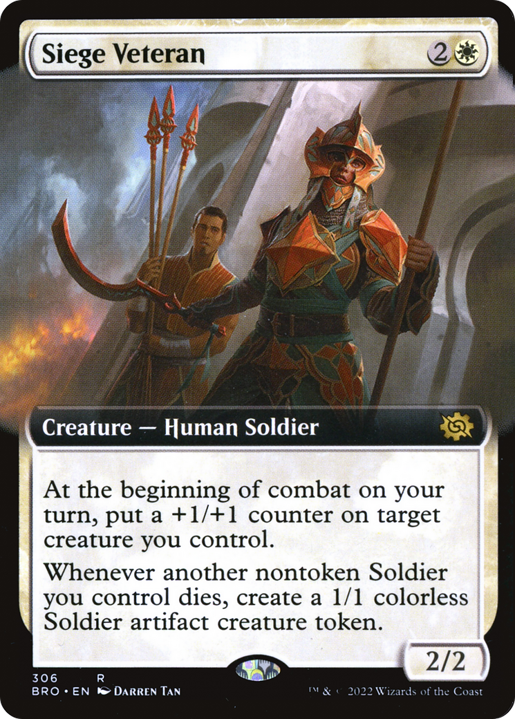 Magic: The Gathering - Siege Veteran Foil - The Brothers' War
