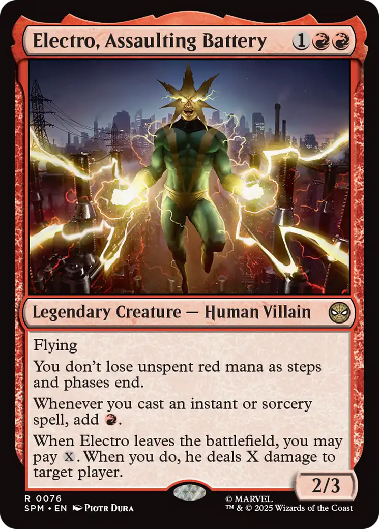 Magic: The Gathering - Electro, Assaulting Battery - Marvel's Spider-Man