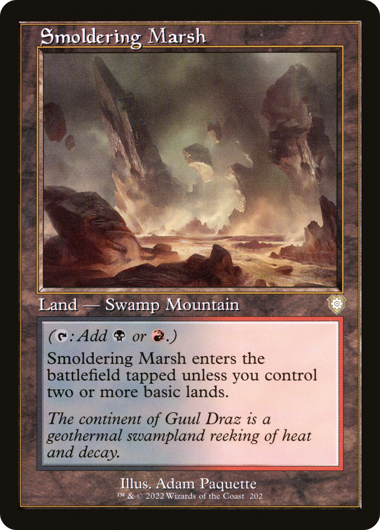 Magic: The Gathering - Smoldering Marsh - The Brothers' War Commander