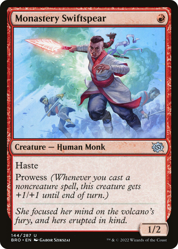 Magic: The Gathering - Monastery Swiftspear Foil - The Brothers' War