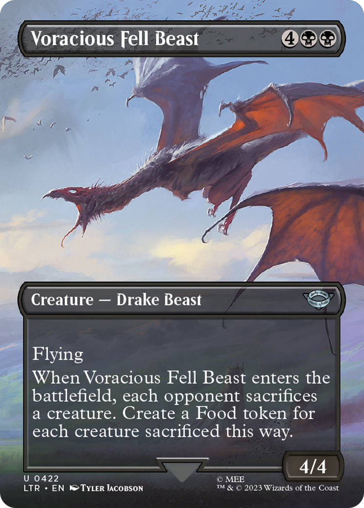 Magic: The Gathering - Voracious Fell Beast Foil - The Lord of the Rings: Tales of Middle-earth