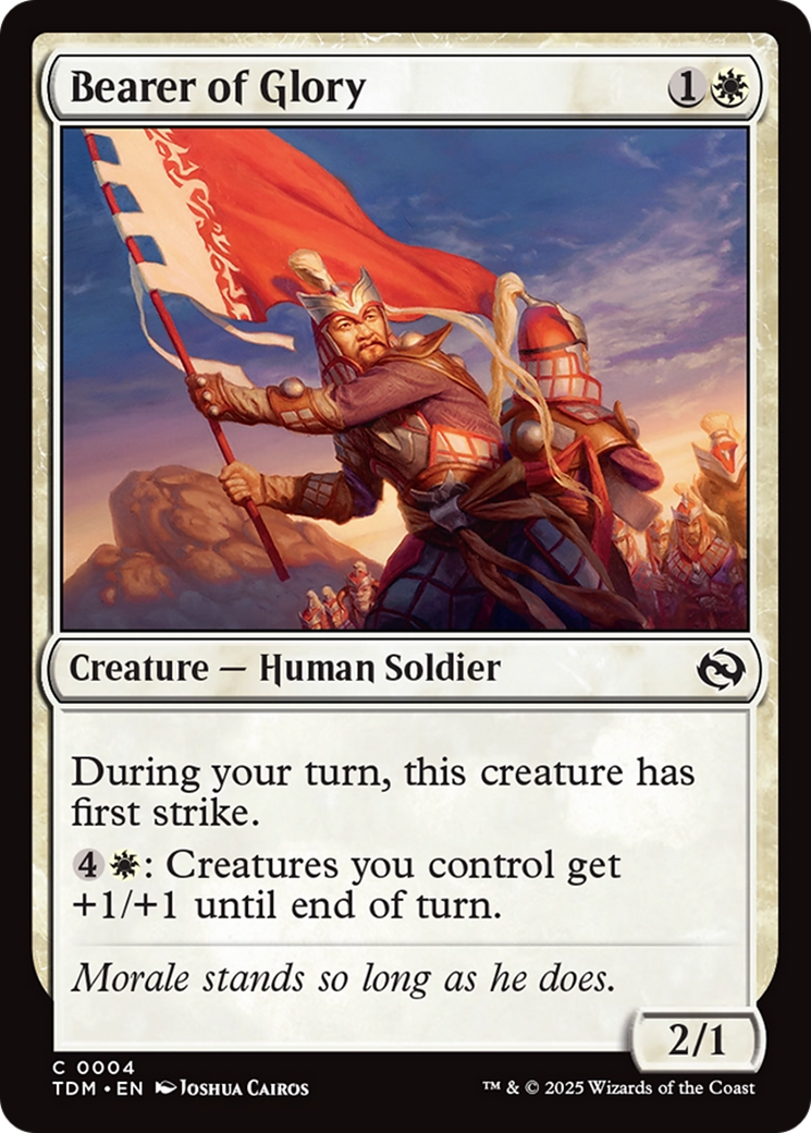 Magic: The Gathering - Bearer of Glory Foil - Tarkir: Dragonstorm