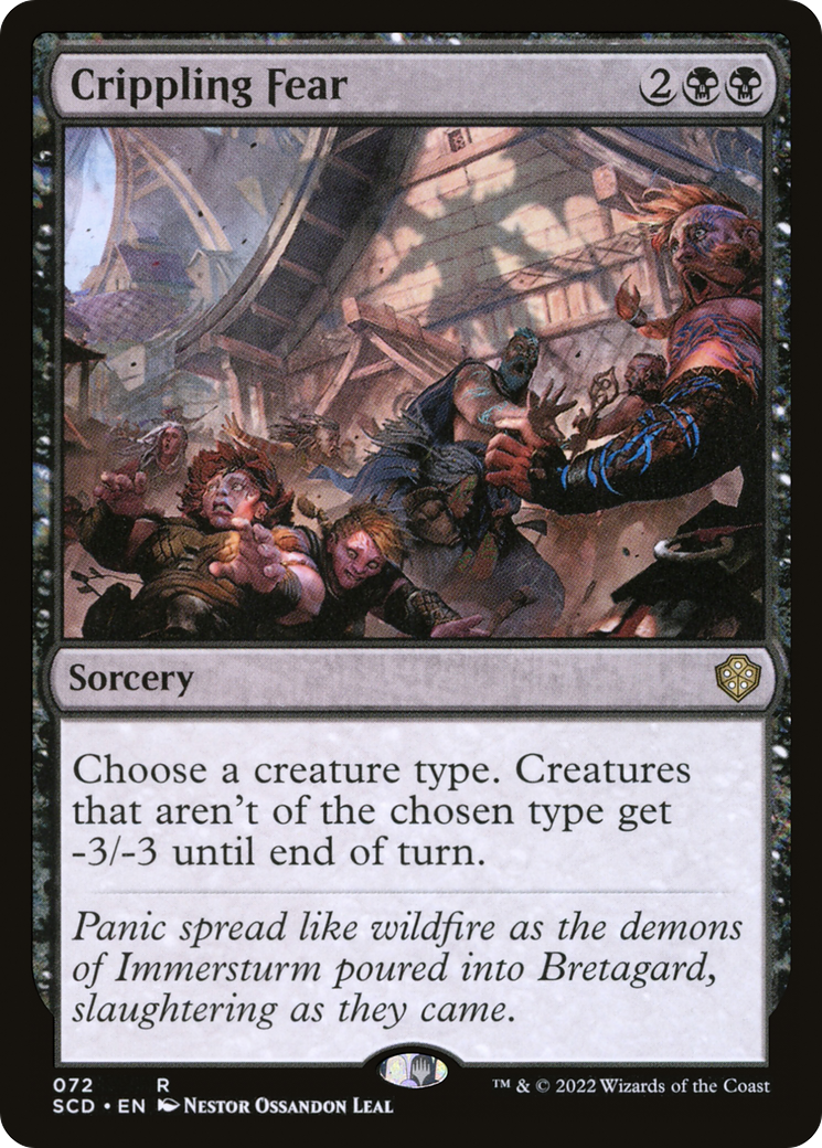 Magic: The Gathering - Crippling Fear - Starter Commander Decks