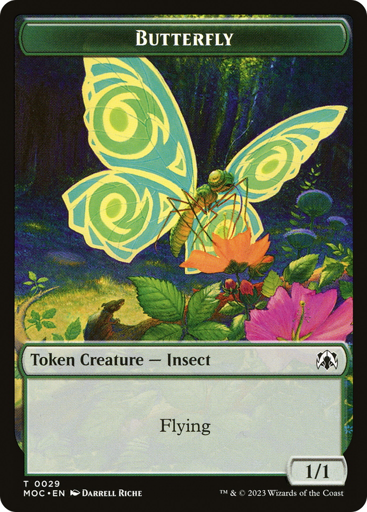 Magic: The Gathering - Butterfly Token - March of the Machine Commander Tokens