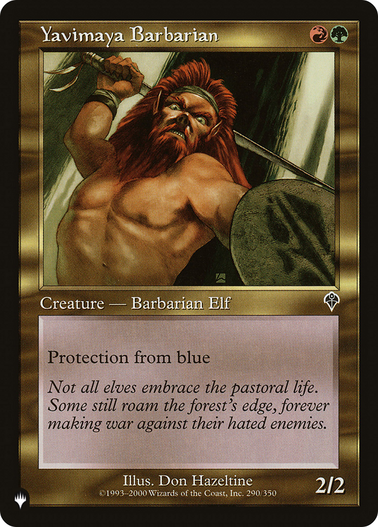 Magic: The Gathering - Yavimaya Barbarian - The List