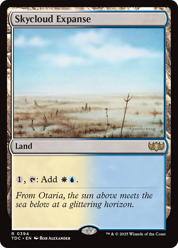 Magic: The Gathering - Skycloud Expanse - Tarkir: Dragonstorm Commander