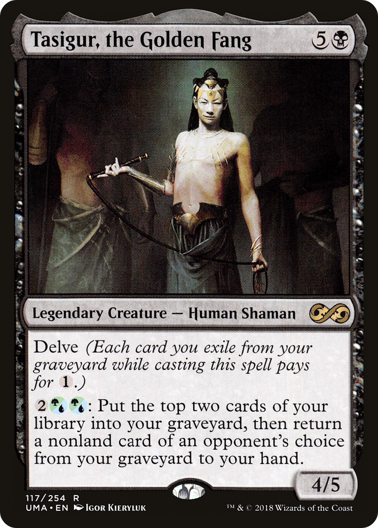 Magic: The Gathering - Tasigur, the Golden Fang Foil - Ultimate Masters