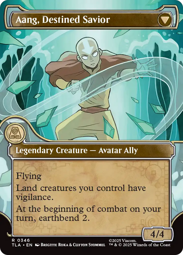 Magic: The Gathering - Aang, at the Crossroads // Aang, Destined Savior Foil - Avatar: The Last Airbender
