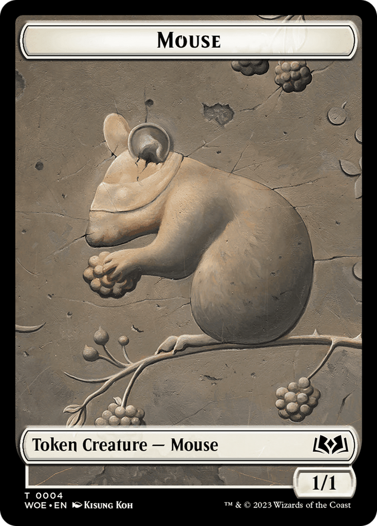 Magic: The Gathering - Mouse Token - Wilds of Eldraine Tokens