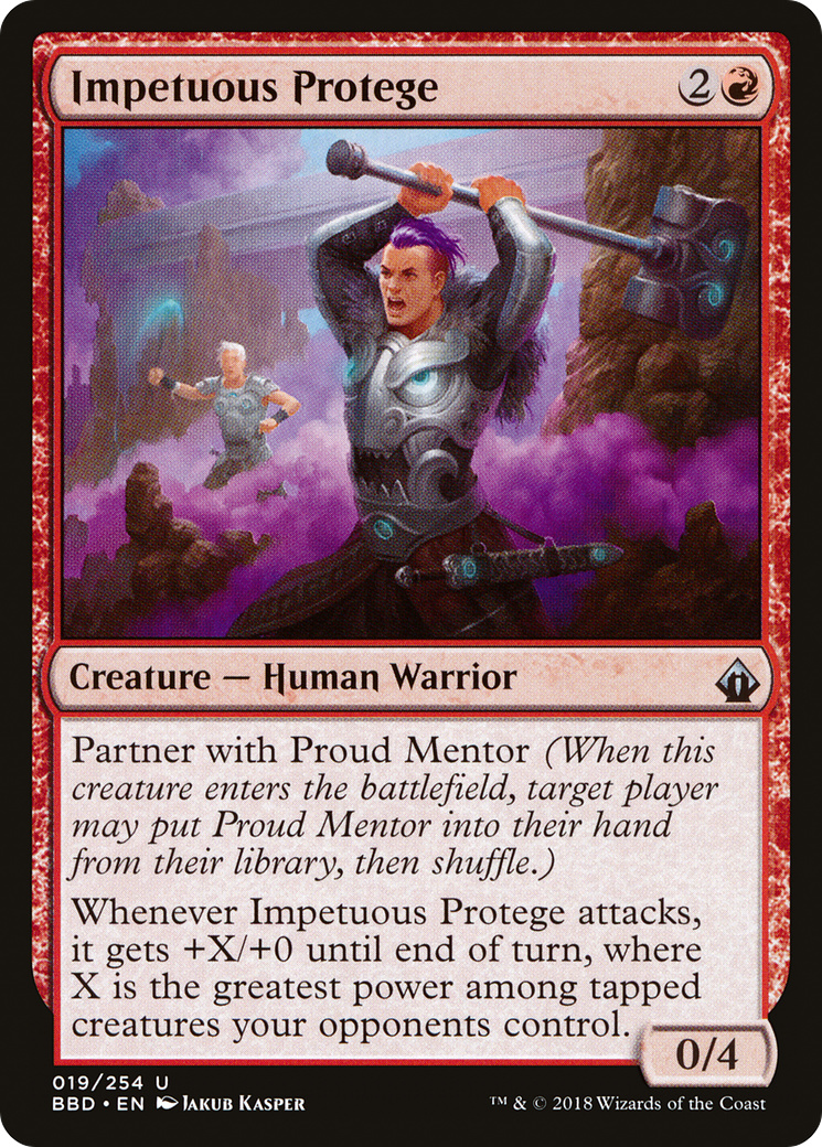 Magic: The Gathering - Impetuous Protege Foil - Battlebond