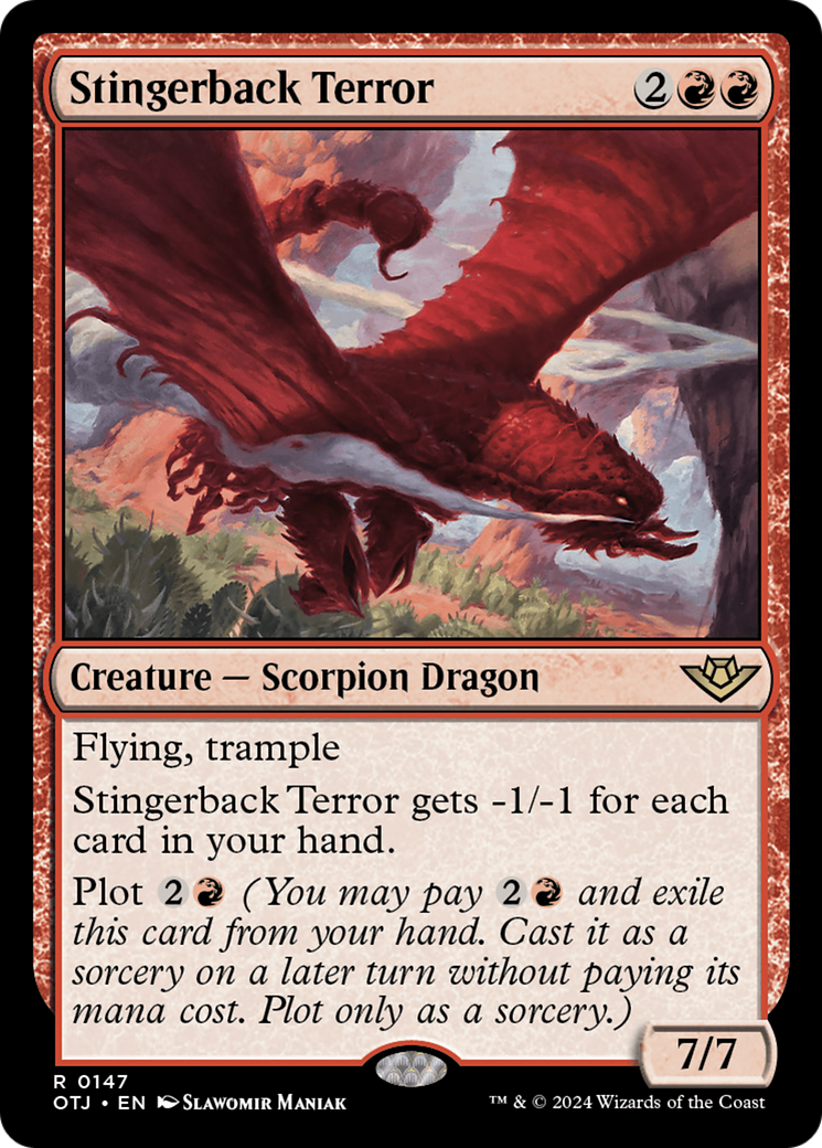 Magic: The Gathering - Stingerback Terror Foil - Outlaws of Thunder Junction