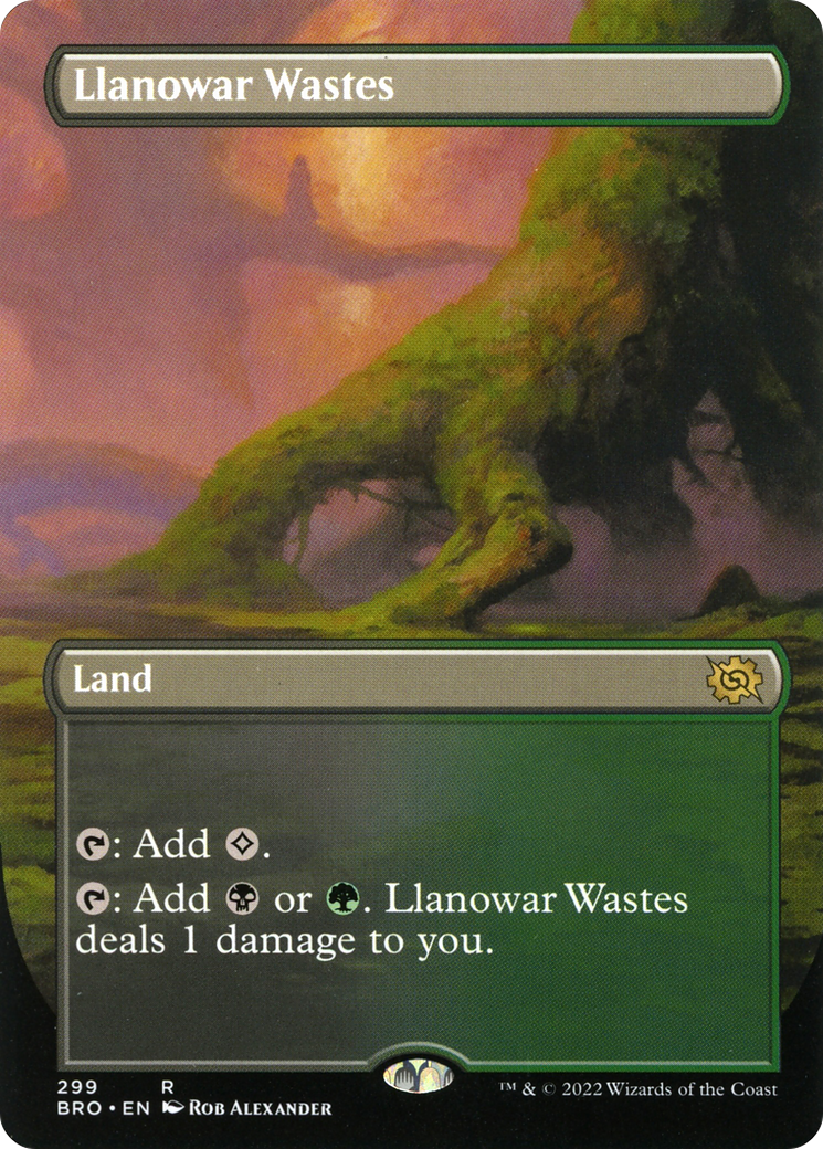 Magic: The Gathering - Llanowar Wastes Foil - The Brothers' War