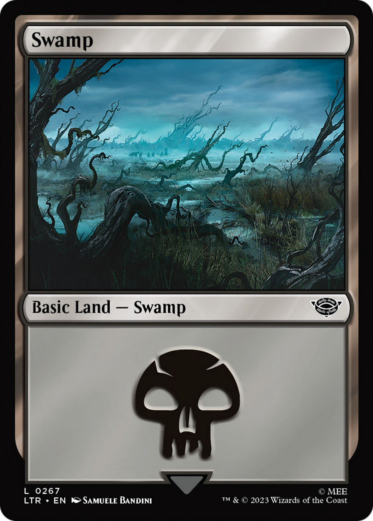 Magic: The Gathering - Swamp #267 Foil - The Lord of the Rings: Tales of Middle-earth