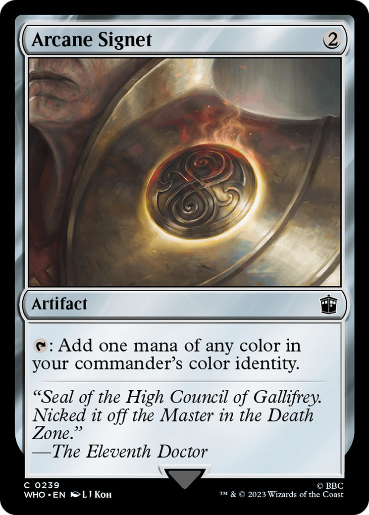 Magic: The Gathering - Arcane Signet Foil - Doctor Who