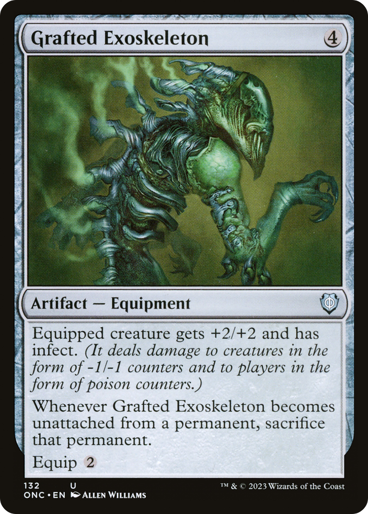 Magic: The Gathering - Grafted Exoskeleton - Phyrexia: All Will Be One Commander