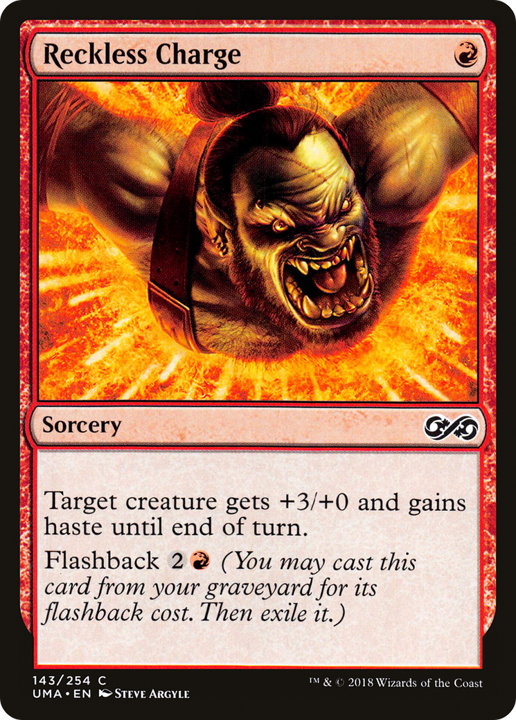 Magic: The Gathering - Reckless Charge Foil - Ultimate Masters
