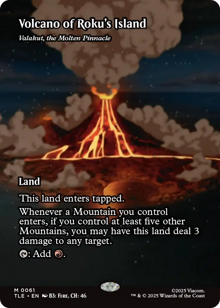 Magic: The Gathering - Valakut, the Molten Pinnacle - Avatar: The Last Airbender Eternal