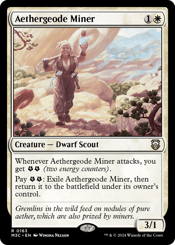 Magic: The Gathering - Aethergeode Miner - Modern Horizons 3 Commander