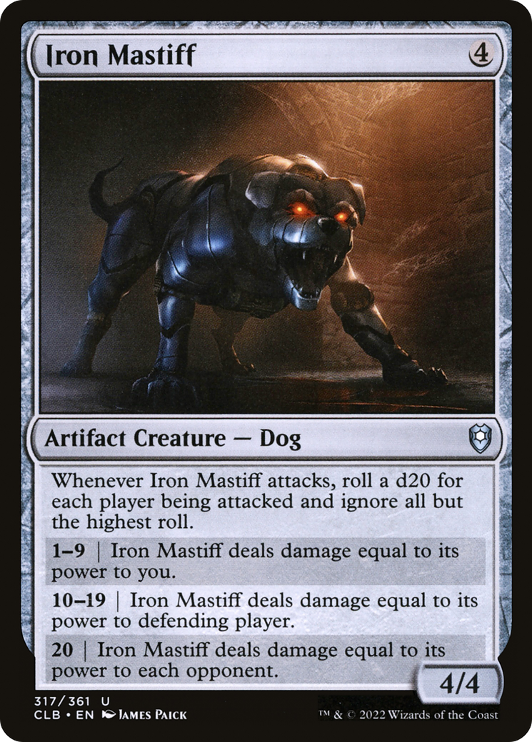 Magic: The Gathering - Iron Mastiff - Commander Legends: Battle for Baldur's Gate