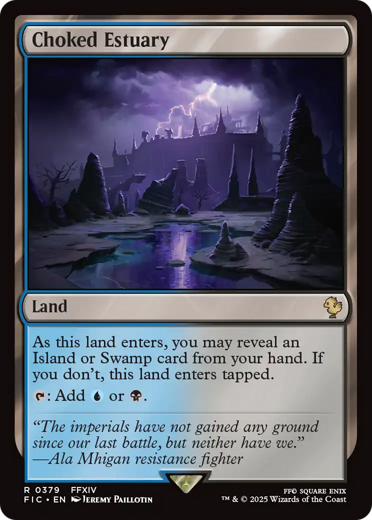 Magic: The Gathering - Choked Estuary - Final Fantasy Commander