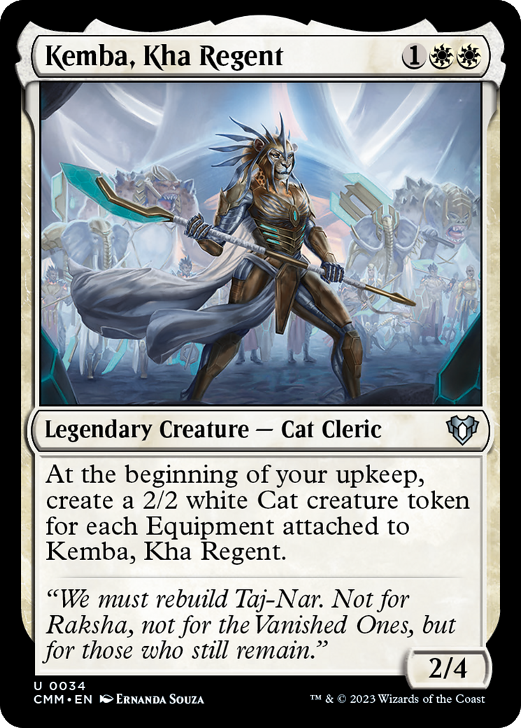 Magic: The Gathering - Kemba, Kha Regent Foil - Commander Masters