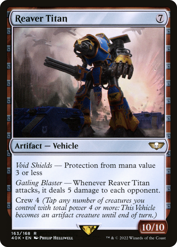 Magic: The Gathering - Reaver Titan - Warhammer 40000 Commander
