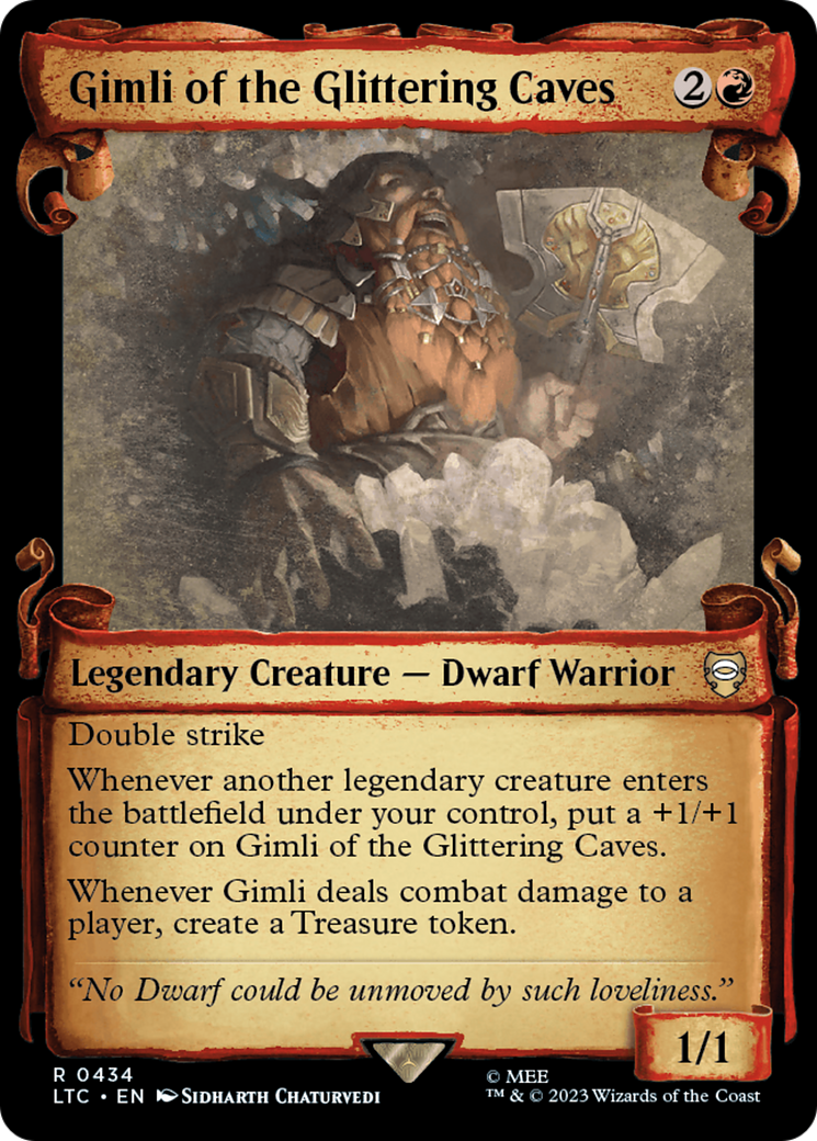 Magic: The Gathering - Gimli of the Glittering Caves - Tales of Middle-earth Commander